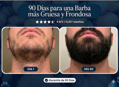 Haz crecer tu barba naturalmente de nuevo o te regresamos tu dinero