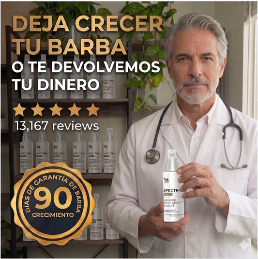 Haz crecer tu barba naturalmente de nuevo o te regresamos tu dinero